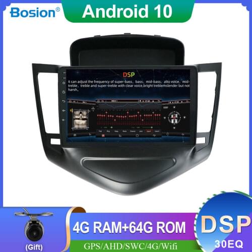 9inch DSP 4G+64G Android 10 For Chevrolet Cruze J300 Holden 2009-2014 Car Radio Multimedia Player GPS Navigation BT Wifi DAB RDS