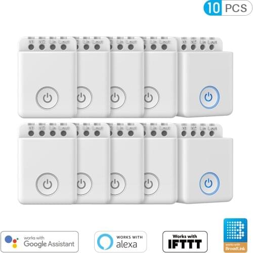 1/2/3/4/5/6/8/10-Pack BroadLink Bestcon MCB1 Smart Home Voice Control Wifi Switch Wireless Remote Control Light Timer Switch