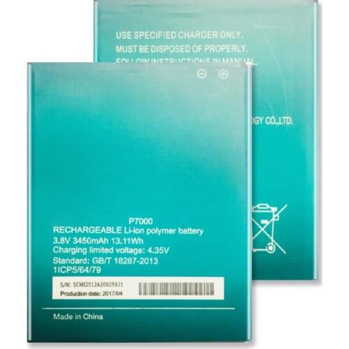 For Elephone P7000 Replacement Li-polymer Batteries For Elephone P7000 3450mAh Rechargeable Mobile Phone Battery