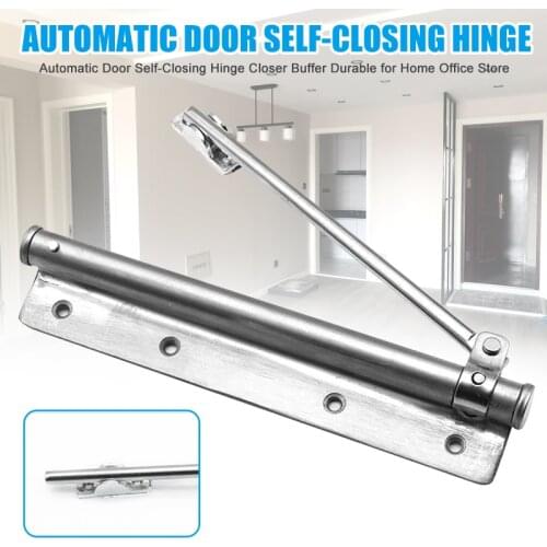 Home Door Closer Automatic Self Closing Hinge Single Spring Adjustable Surface Mounted Automatic Closing Fire Rated Door