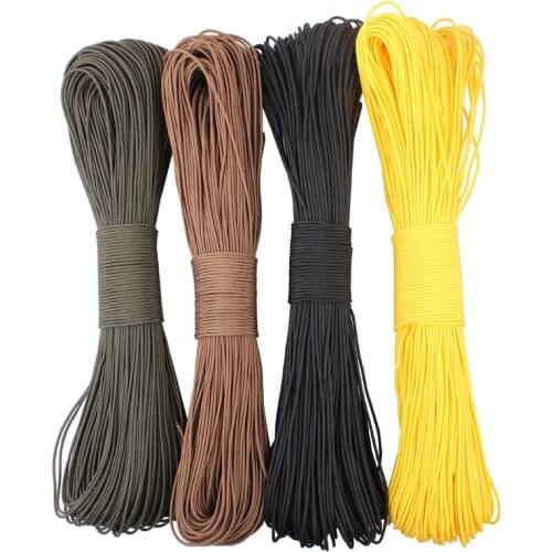 GEGEDA Dia. 2mm one stand Cores Paracord for Survival Parachute Cord Lanyard Camping Climbing Camping Rope Hiking