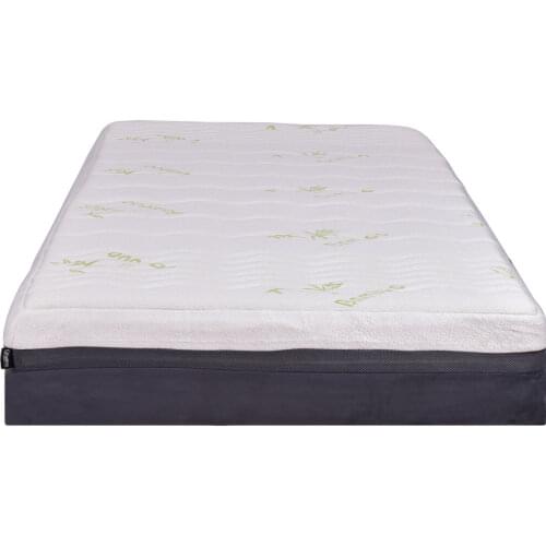 Giantex California King Size Memory Foam Mattress Healthy Bamboo Fiber Cover Mattress Pad High Quality Bed Topper HT0968CK