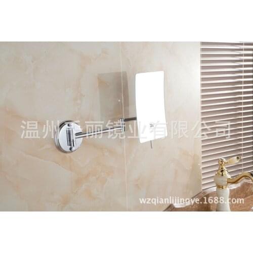 Wall-mounted beauty mirror Quartet mirror four-sided single-sided mirror square