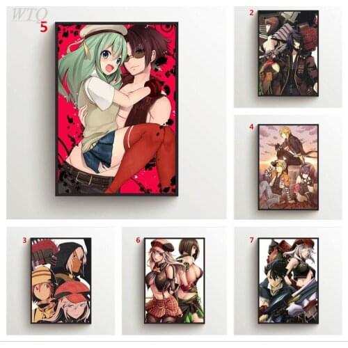 Wall Poster God Eater Alisa Renka Anime Posters Canvas Painting Wall Decor Posters Wall Art Picture Room Decor Home Decor