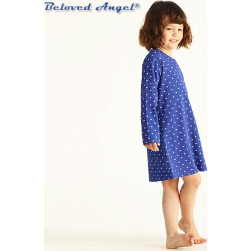 Long Sleeve Girls Dress Cotton A-line Kids Dresses for Girls 3-8 Year Casual Spring Fall Christmas Children Princess Clothing