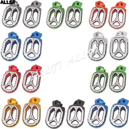 For Yamaha YZ85/125/250 1999 -2015 Racing Foot Pegs Footrests Wide Fat Dirt Bike