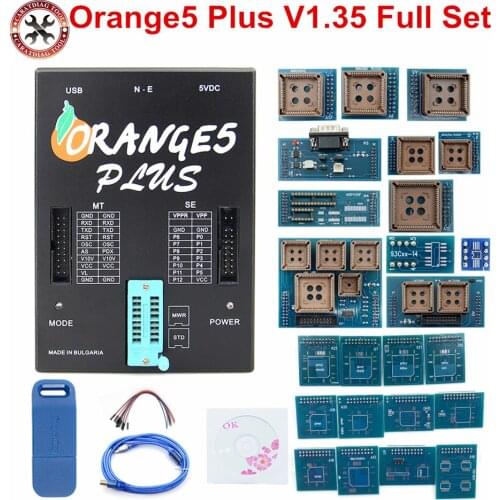 Orange 5 Full Adapters Programming Device Software V1.36 Hardware + Enhanced Function Orange 5 PLus V1.35 Full With USB Dongle