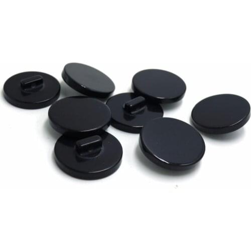2018 Rushed Direct Selling 12mm/15mm/20mm/25mm/30mm black resin button 50pcs/lot Fashionable Resin ButtonSweater Buttons