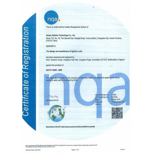 Roewe 750 MG7 Luofu 75 2.5 V6 engine Land Rover Freeman 2.5 Freelander ignition coil oe NEC1000110 NEC1000110L NEC000070