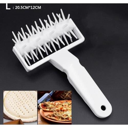 Biscuit Pizza Roll Plastic Pastry Pizza Dough Needle Wheels Roller Bread Hole Punch DIY Baking Tool desserts tools for Kitchen