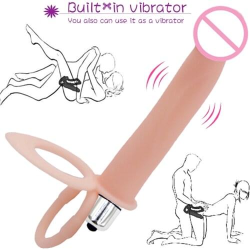 Strapon Double Penetration Male Dildo Anal Vibrator For Couples Women Vibe Massager Adult sex toys for men