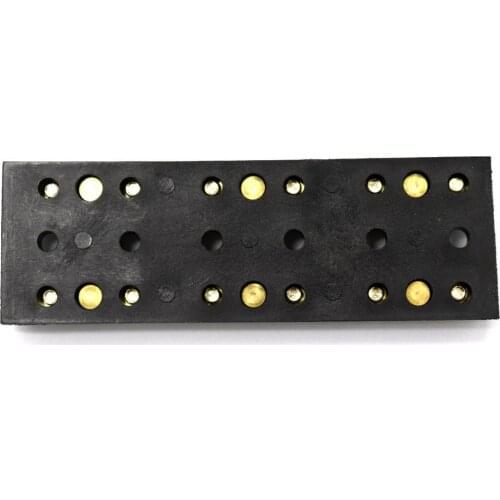 Boat Marine Terminal Block With Dual 6 Stud Bus Bars 8-32 Screw Terminals