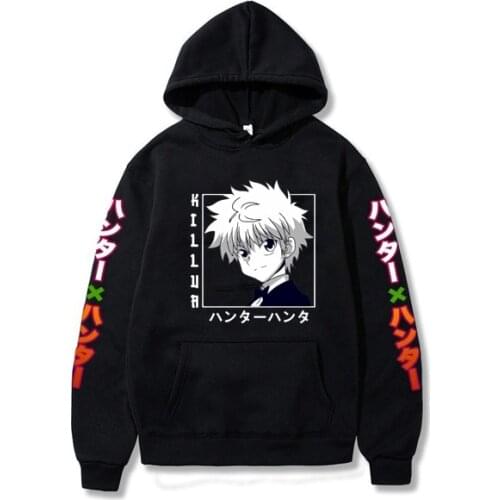 2021 Janpanese Anime Hunter X Hunter Killua Hoodie Men Women Unisex Hoodies Sweatshirts Hoodie
