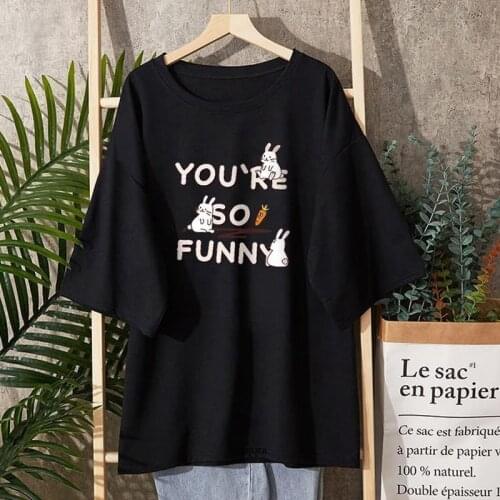 Size 6XL 150KG Summer Short Sleeve T Shirt Funny Print Lady T-shirts Top T Shirt Ladies Womens Female Tee Plus Size Tops