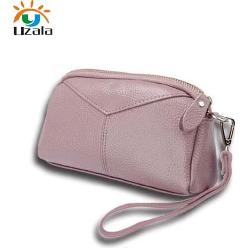 Hot Selling New Korean Version of Fashion Cowhide Purse Lady Purse Wallet W3-240