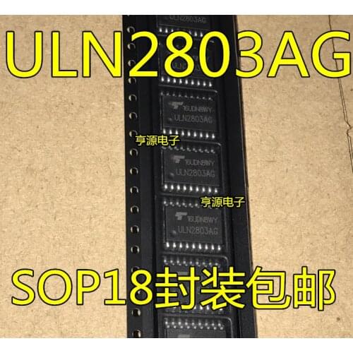 10pieces ULN2803 ULN2803A ULN2803AG ULN2803AFWG 7.2mm SOP18
