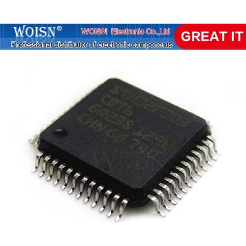 2pcs/lot STM32F303CBT6 STM32F303 QFP-48 In Stock