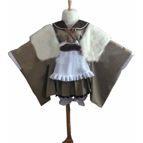 2017 Pocket Monster Hot Eevee Cosplay Costume With White Scarf