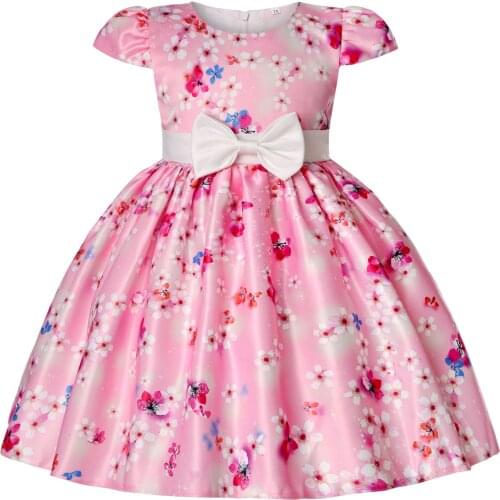 2021 Fashion Baby Girl Clothes Summer Dress Bridesmaid Dresses Formal Dress For Girls Evening Wedding Party Dress For 1-5 Age