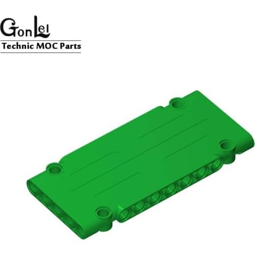 4Pcs/lot High-Tech MOC Parts 64782 MOCs Panels 1x5x11 Flat Panel Plate Truck Base Mechanical Building Blocks Bricks DIY Toys