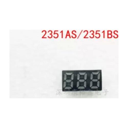 0.25inch 3digits red 7 segment led display 2351AS/2351BS