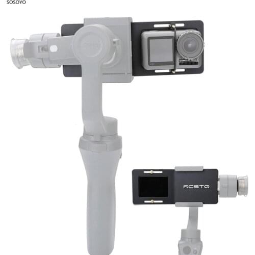 Aluminum Holder Expansion Board Mounting Adapter Gimbal Stabilizer For Gopro DJI OSMO Action Pocket Camera Accessories