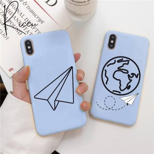 Luxury Popular Planes Map Designs Phone Case for iPhone 12 pro max mini 11 pro XS MAX 8 7 6 6S Plus X XR blue case