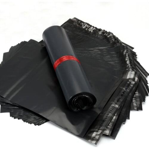 20Pcs Black Self-seal Adhesive Courier bags Storage Bags Plastic Poly Envelope Mailer Postal Shipping Mailing Bags