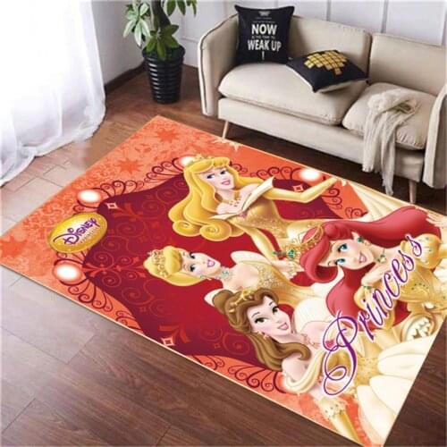 Disney Baby Play Mat Girls Princess Mat 80x160cm Bedroom Carpets for Living Room Girl Rug Soft Indoor Door Mats
