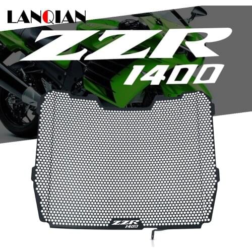 For Kawasaki ZZR1400 Motorcycle Aluminum Radiator Grille Guard Cover Protector ZZR 1400 2014 2015 2016 2017 2018 2019 2020 Parts