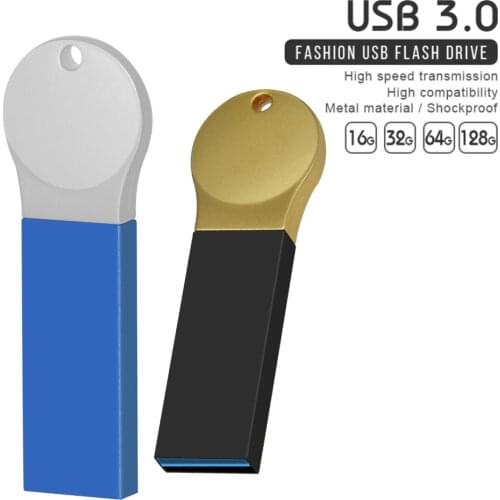 Pen Drive 16GB 8GB 4GB Metal Pendrive 3.0 32GB 128GB High Speed Usb Flash Drive 64gb Usb Memory Disk (over 10pcs free logo)