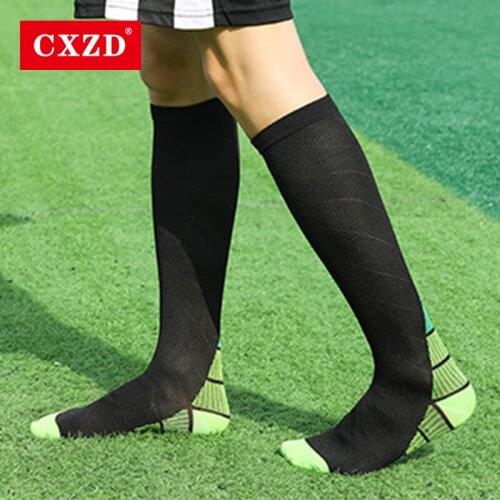 CXZD Athletic Travel Socks for men and women Knee High Socks Running Pressure Socks Sports Outdoor Sports