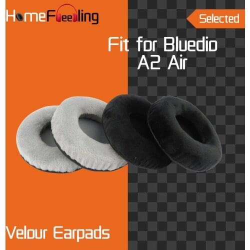 Homefeeling velour Earpads for Bluedio A2 Air Headphones Earpad Cushions Covers Velvet Ear Pad Replacement