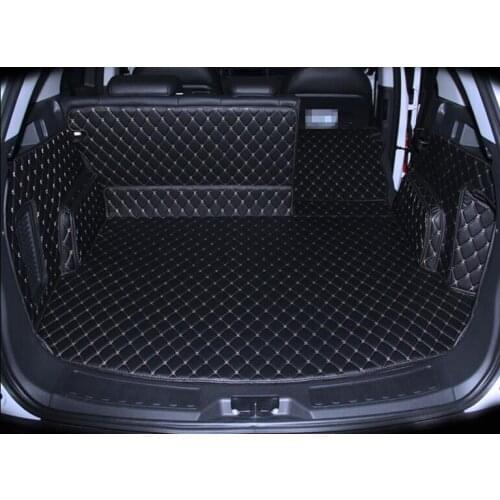 Good mats! Special trunk mats for Land Rover Discovery Sport 7seats 2018-2014 waterproof cargo liner boot carpets,Free shipping