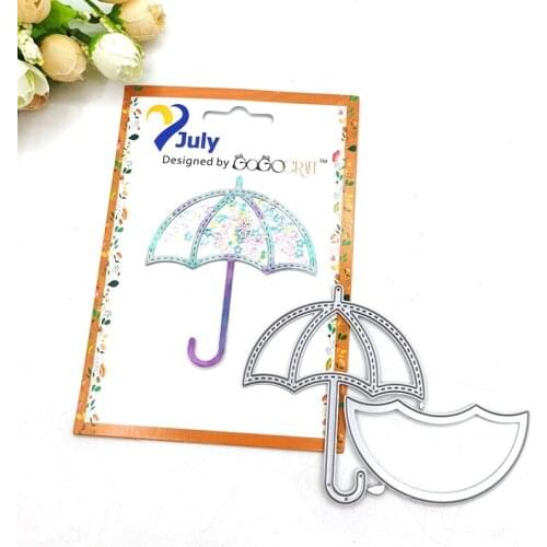 Julyarts Shake The Card Umbrella Dies Scrapbooking Nouveau Arrivage 2021 For New DIY Scrapbooking Album New Craft Embossing