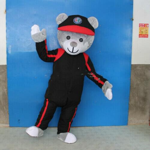 Halloween Bear Mascot Costume Suits Cosplay Party Outfits Carnival Xmas Adults Fursuit Cartoon Dress Carnival Easter Ad Clothes