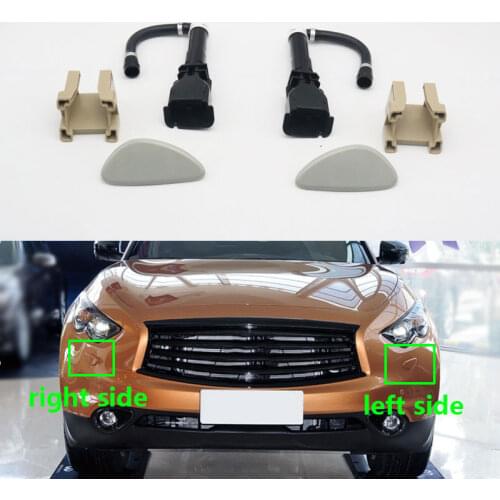 For Infiniti FX35 FX37 FX50 2008-2013 QX70 QX70S 2014 2015 Front Head light Lamp Washer Nozzle Spray Pump Actuator Cover Cap
