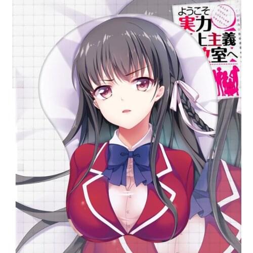 Classroom of the Elite Horikita Suzune Figure 3d Anime Soft Gel Gaming Mouse Pad Mousepad Wrist Rest 5155 Gifts Man Adult Toy
