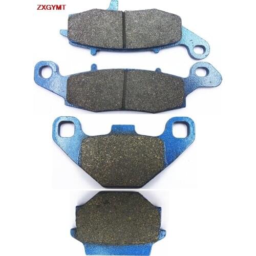 Sintered Brake Pad Set fit for KAWASAKI KLR 650 KLR650 1995 - 2004 Front Rear 04 95 03 02 01 00 99 98 97 96