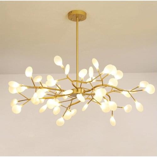 New Modern LED Tree Brand Chandelier Lighting For Living Room lights Home Deco Glass Bubble Chandelier For Restaurant lamp