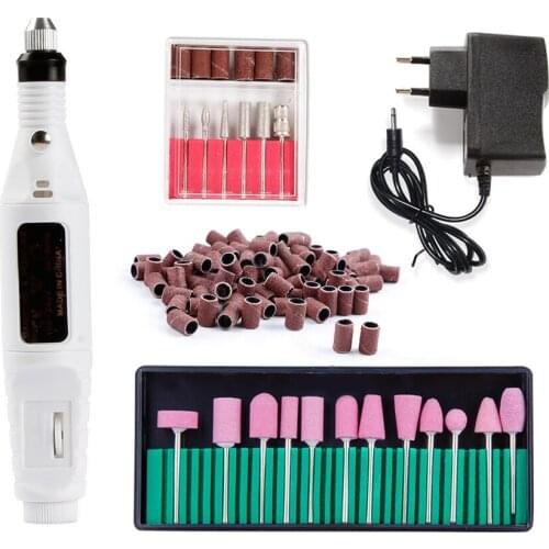 Professional Electric Nail Drill Polishing Nail Art Sanding Manicure Tools Manicure Machine Gel Polish Remover Nail Machine Set