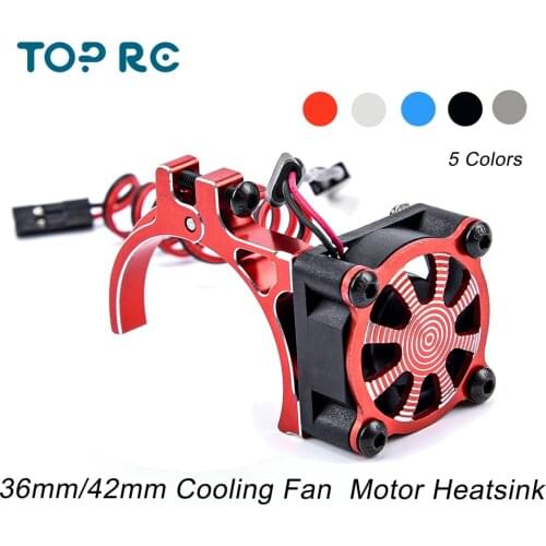 Professional 42MM/36mm Motor Temperature Control Cooling Fan Motor Heatsink for Traxxas TRX4 E-REVO UDR SCX10 RC Car Accessories
