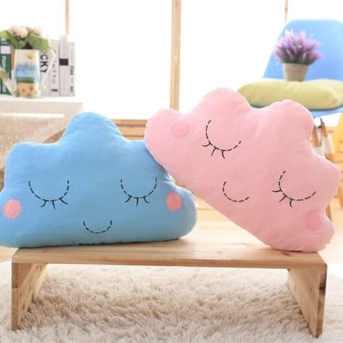 Clouds Baby Pillow Plush Baby Room Decor Bedding Crib Decor Pillow Newborn Infant Plush Doll Pillow Cushion