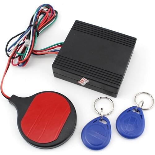 Hot Selling Motorcycle ID Card Induction Hidden Lock Burglar Alarm Intelligent IC Swipe Sensor Motorcycle Anti-theft Device
