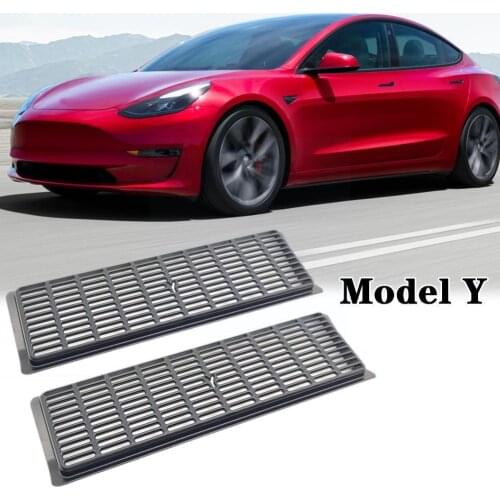 Car Air Intake Cover Under The Seat Anti-blocking Air Outlet Cover Accessories 2017-2021 Dust Model 3 P0X5