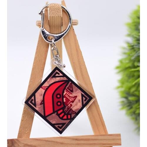 WL0900 Chibi Keychain Acrylic Cartoon Keyring Accessories