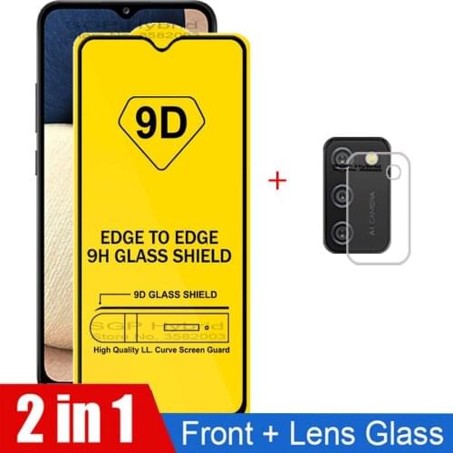 2in1 Tempered Glass For Samsung Galaxy a02s 5g 2020 Camera Lens Protective Glass for Samsung a02 s a 02s screen protector 6.5