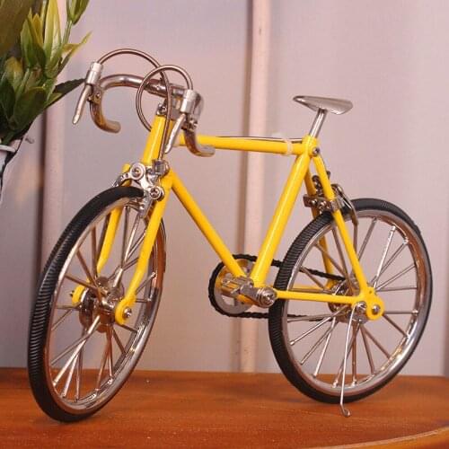Iron Racing Bicycle Handmade Miniature Pastoral Home Decoration Accessories