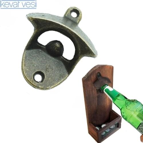 1Pc Vintage Bottle Opener Wall Mounted Wine Beer Opener Creative Wine Opener Bar Accessories Kitchen Party Supplies