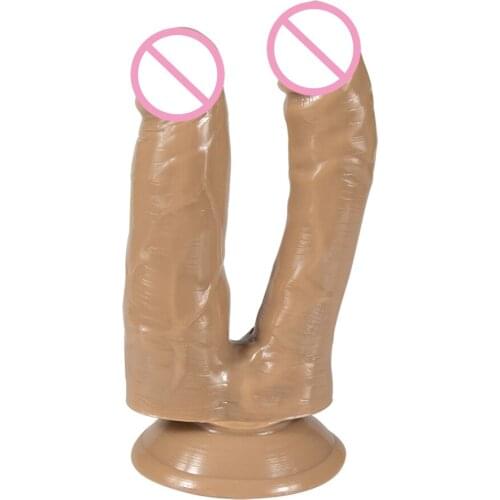 Two Cocks One Hole Jelly Anal Butt Plug Vibrator Sex Toy For Women Men Coples Adult Toy Dildo Vibrator Stick Powerful Anal Beads
